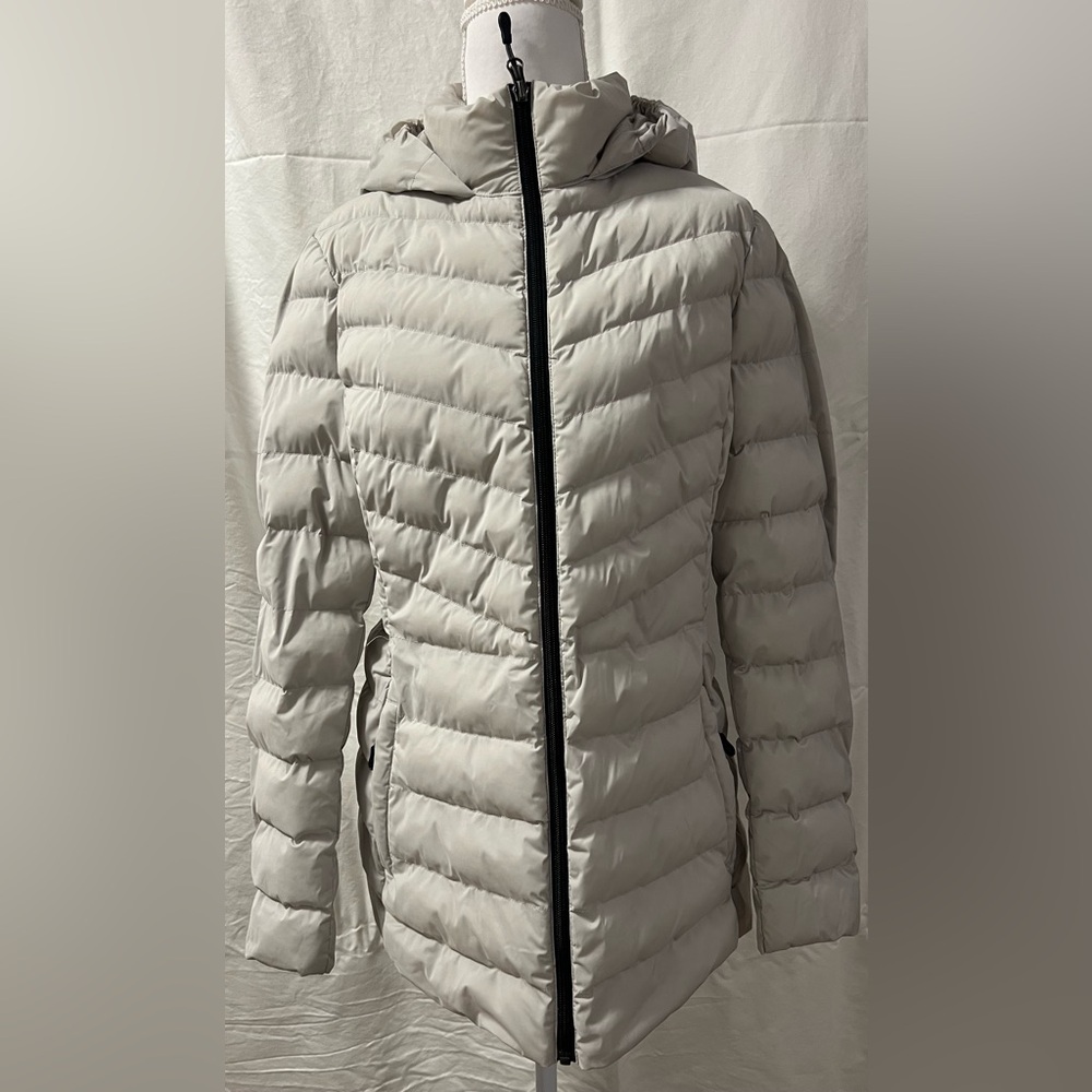 32 Degrees Women's Cream Puffer Jacket